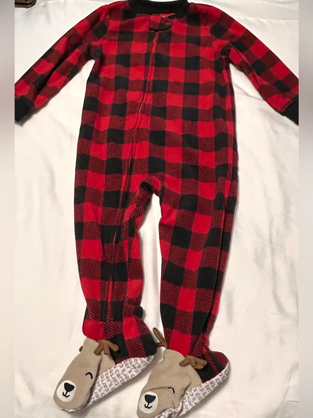 24 Month Carter's Fleece Sleeper Pajama Set 5 pieces! Excellent Condition!
